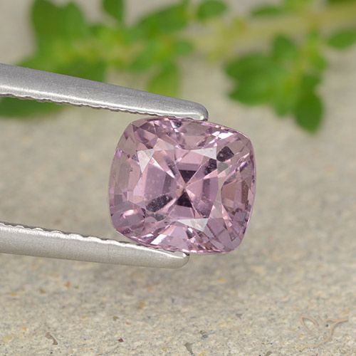 1.58ct Natural Roxo Rosado Claro Espinélio, Almofada, VVS