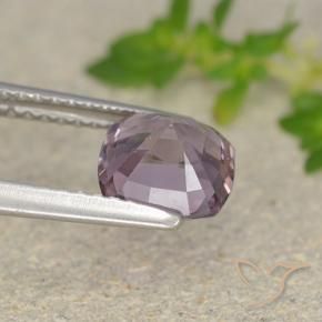 Espinélio Violeta acinzentado claro Natural 1.56ct, Almofada, VVS