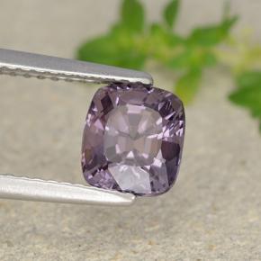 Espinélio roxo natural 1,59ct, almofada cortada, VVS