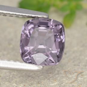 Espinélio Violeta acinzentado Natural 1.39ct, Almofada, VVS
