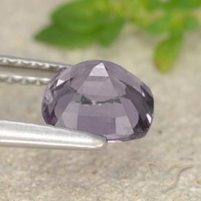 Espinélio Violeta acinzentado Natural 1.39ct, Almofada, VVS