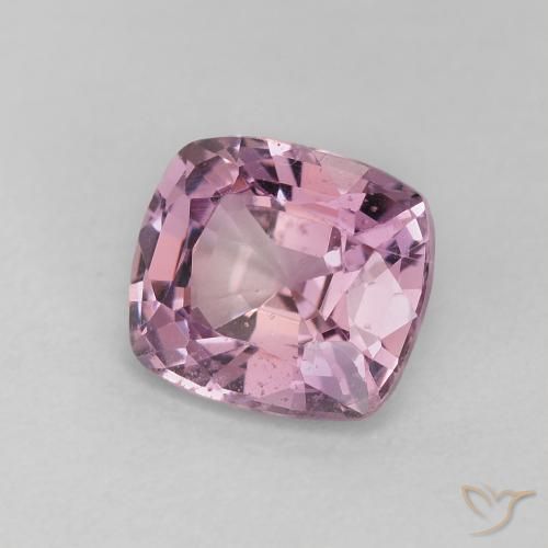 Espinélio Roxo Rosado Claro Natural 1.43ct, Almofada, VVS