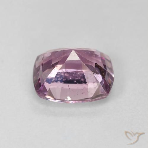 Espinélio Roxo Rosado Claro Natural 1.43ct, Almofada, VVS