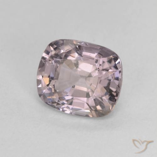 Espinélio Luz roxa Natural 1.45ct, Almofada, VS