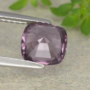 Espinélio roxo médio Natural 1.56ct, Almofada cortada, VVS-VS
