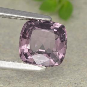 Espinélio roxo natural 1,40ct, almofada cortada, VVS