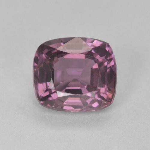 Espinélio Plum-Grey Natural 1.43ct, Almofada cortada, VVS