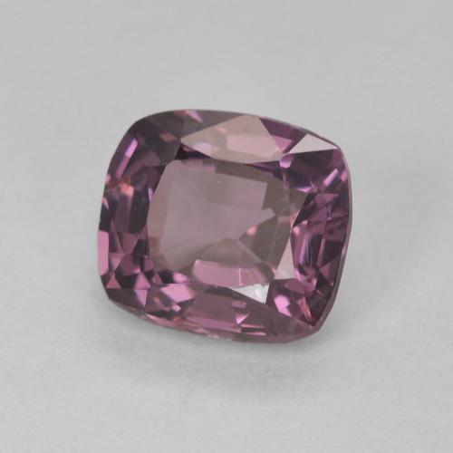 Espinélio Plum-Grey Natural 1.43ct, Almofada cortada, VVS