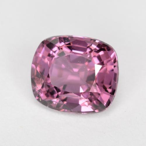 Espinélio Roxo profundo Natural 1.35ct, Almofada cortada, VS