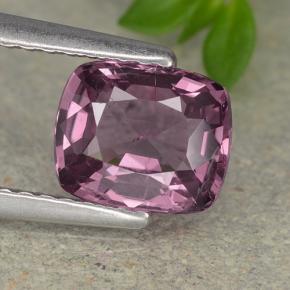 Espinélio Luz roxa Natural 1.27ct, Almofada cortada, VS