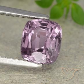 Espinélio Roxo rosado Natural 1.73ct, Almofada, VS
