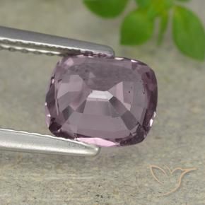 Espinélio Roxo rosado Natural 1.73ct, Almofada, VS