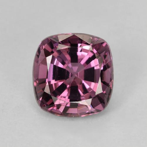 Espinélio roxo natural 1,28ct, almofada cortada, VVS-VS
