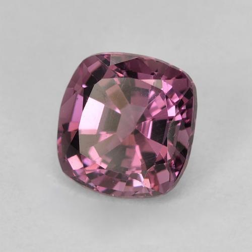 Espinélio roxo natural 1,28ct, almofada cortada, VVS-VS