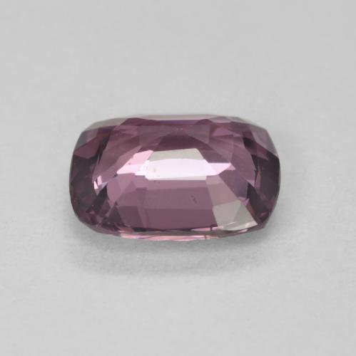 Espinélio roxo natural 1,58ct, almofada cortada, VVS