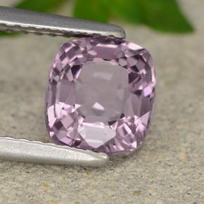 Espinélio roxo médio Natural 1.60ct, Almofada cortada, VVS-VS