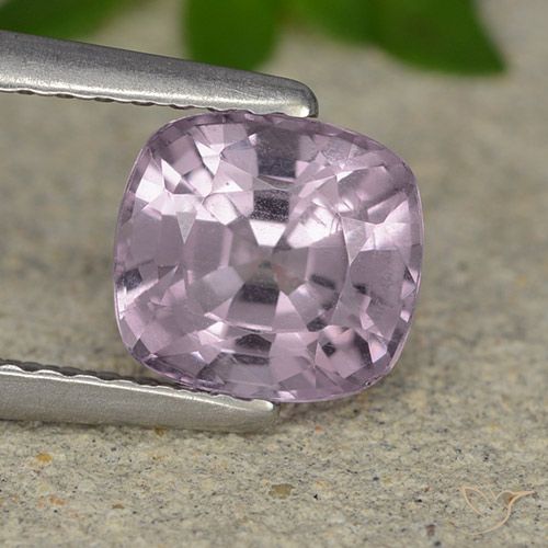 1.46ct Natural Cinzento Rosado Roxo Espinélio, Almofada, VVS, Photo A