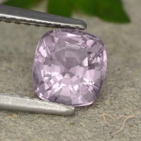 Espinélio Cinzento Rosado Roxo Natural 1.46ct, Almofada, VVS
