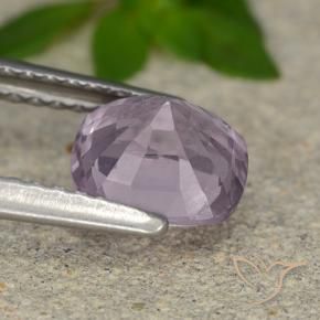 Espinélio Cinzento Rosado Roxo Natural 1.46ct, Almofada, VVS