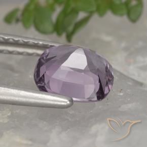Espinélio roxo médio Natural 1.33ct, Almofada, VVS
