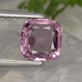 Espinélio roxo natural 1,22ct, almofada cortada, VVS