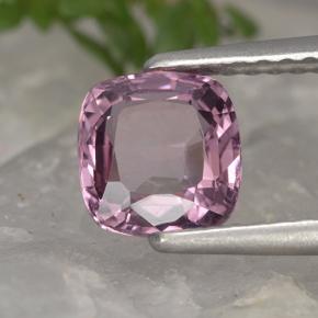 Espinélio roxo natural 1,22ct, almofada cortada, VVS