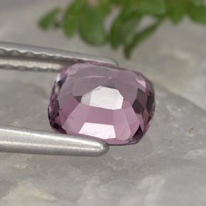 Espinélio roxo natural 1,22ct, almofada cortada, VVS