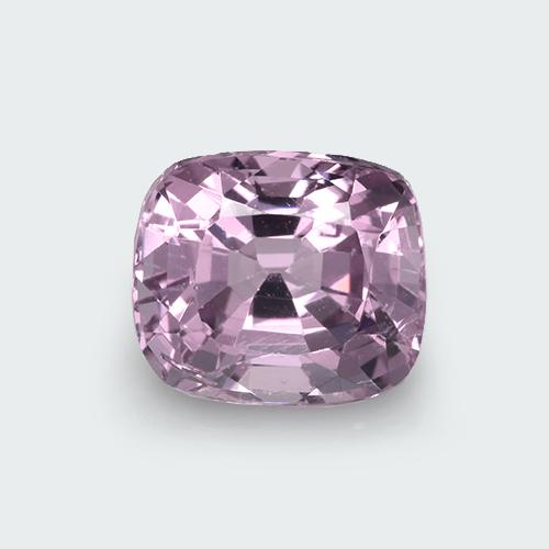 Espinélio Luz roxa Natural 1.54ct, Almofada cortada, VVS