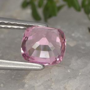 Espinélio Magenta claro Natural 0.97ct, Almofada cortada, VVS