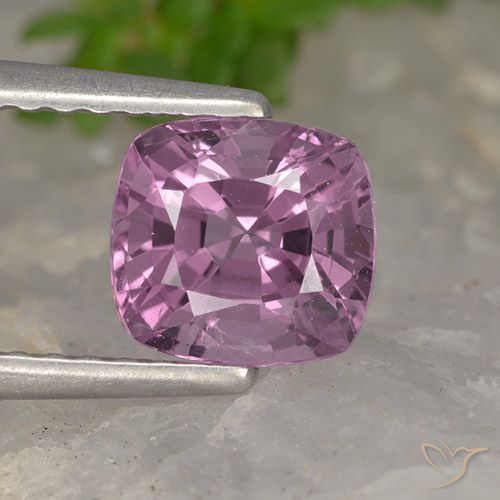 1.25ct Natural roxo médio Espinélio, Almofada, VVS