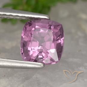 Espinélio roxo médio Natural 1.25ct, Almofada, VVS