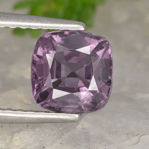 1.43ct Natural roxo médio Espinélio, Almofada, VS