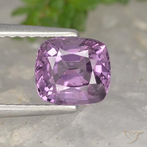 1.25ct Natural Luz roxa Espinélio, Almofada, VVS-VS