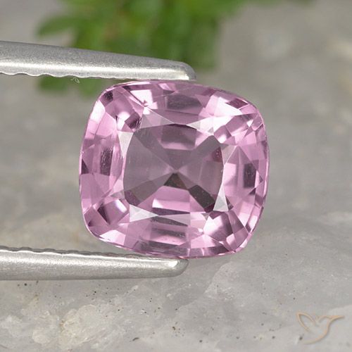 1.33ct Natural roxo avermelhado Espinélio, Almofada, VVS
