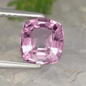 Espinélio roxo avermelhado Natural 1.33ct, Almofada, VVS