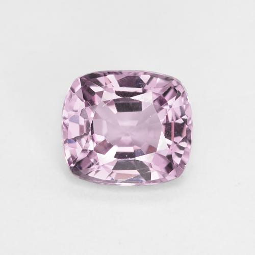 Espinélio Roxo muito claro Natural 1.14ct, Almofada cortada, VVS