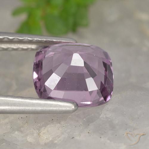 Espinélio roxo médio Natural 1.53ct, Almofada, VVS