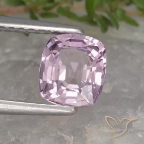 Espinélio Roxo Rosado Muito Claro Natural 1.13ct, Almofada, VVS