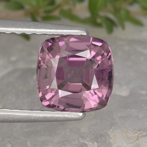 1.26ct Natural Roxo escuro Espinélio, Almofada, VVS