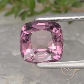 Espinélio Roxo escuro Natural 1.26ct, Almofada, VVS