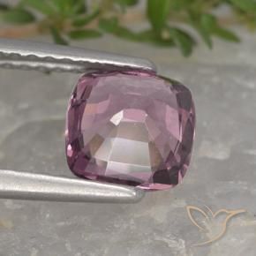 Espinélio Roxo escuro Natural 1.26ct, Almofada, VVS