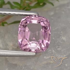 Espinélio Roxo Rosa Natural 1.51ct, Almofada, VVS
