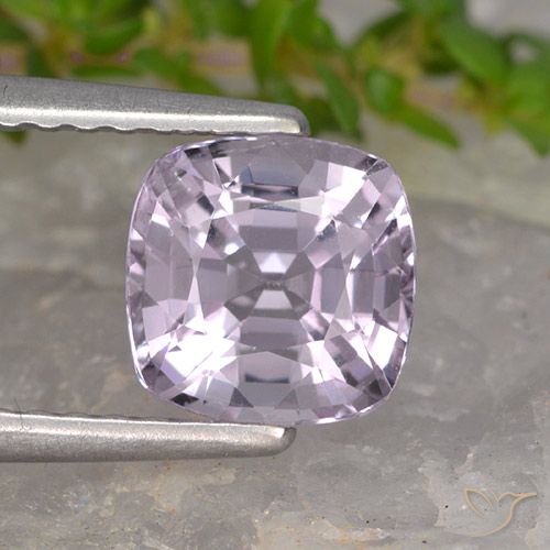 1.42ct Natural Violeta claro Espinélio, Almofada, VVS