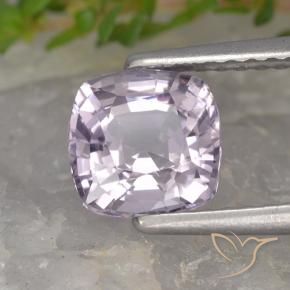 Espinélio Violeta claro Natural 1.42ct, Almofada, VVS