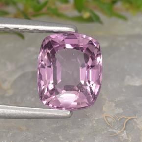 Espinélio roxo médio Natural 1.35ct, Almofada, VVS