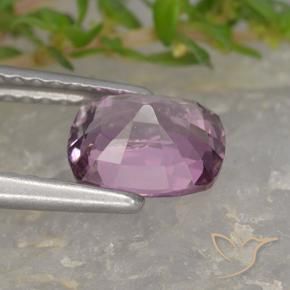 Espinélio roxo médio Natural 1.35ct, Almofada, VVS