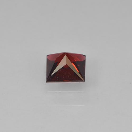 Espinélio vermelho natural 0,35ct, quadrado, VVS-VS