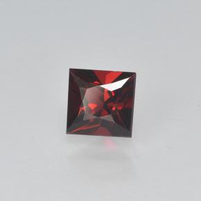 Espinélio vermelho natural 0,43ct, quadrado, VVS