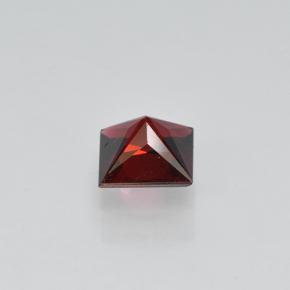 Espinélio vermelho natural 0,43ct, quadrado, VVS