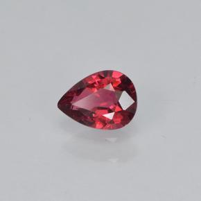 Espinélio vermelho natural 0,35ct, formato de pêra, VVS-VS